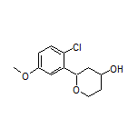 2-(2-Chloro-5-methoxyphenyl)tetrahydro-2H-pyran-4-ol
