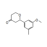 2-(3-Methoxy-5-methylphenyl)dihydro-2H-pyran-4(3H)-one