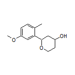 2-(5-Methoxy-2-methylphenyl)tetrahydro-2H-pyran-4-ol