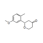 2-(5-Methoxy-2-methylphenyl)dihydro-2H-pyran-4(3H)-one