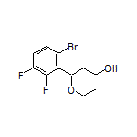 2-(6-Bromo-2,3-difluorophenyl)tetrahydro-2H-pyran-4-ol