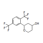 2-[2,5-Bis(trifluoromethyl)phenyl]tetrahydro-2H-pyran-4-ol