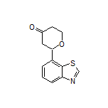 2-(Benzo[d]thiazol-7-yl)dihydro-2H-pyran-4(3H)-one
