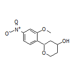 2-(2-Methoxy-4-nitrophenyl)tetrahydro-2H-pyran-4-ol