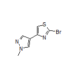 2-Bromo-4-(1-methyl-4-pyrazolyl)thiazole