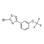 2-Bromo-4-[3-(trifluoromethoxy)phenyl]thiazole