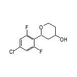 2-(4-Chloro-2,6-difluorophenyl)tetrahydro-2H-pyran-4-ol