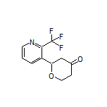 2-[2-(Trifluoromethyl)pyridin-3-yl]dihydro-2H-pyran-4(3H)-one