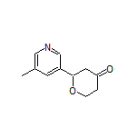2-(5-Methylpyridin-3-yl)dihydro-2H-pyran-4(3H)-one