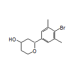 2-(4-Bromo-3,5-dimethylphenyl)tetrahydro-2H-pyran-4-ol
