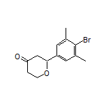 2-(4-Bromo-3,5-dimethylphenyl)dihydro-2H-pyran-4(3H)-one