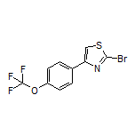 2-Bromo-4-[4-(trifluoromethoxy)phenyl]thiazole