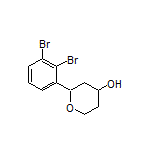 2-(2,3-Dibromophenyl)tetrahydro-2H-pyran-4-ol