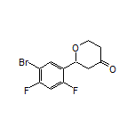 2-(5-Bromo-2,4-difluorophenyl)dihydro-2H-pyran-4(3H)-one