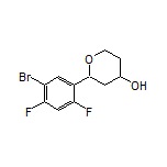 2-(5-Bromo-2,4-difluorophenyl)tetrahydro-2H-pyran-4-ol
