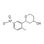 2-(2-Methyl-5-nitrophenyl)tetrahydro-2H-pyran-4-ol