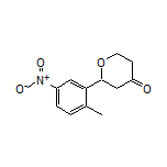 2-(2-Methyl-5-nitrophenyl)dihydro-2H-pyran-4(3H)-one