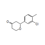 2-(3-Chloro-4-methylphenyl)dihydro-2H-pyran-4(3H)-one