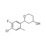 2-(4-Chloro-5-fluoro-2-methylphenyl)tetrahydro-2H-pyran-4-ol