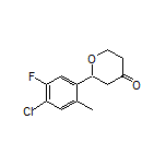 2-(4-Chloro-5-fluoro-2-methylphenyl)dihydro-2H-pyran-4(3H)-one