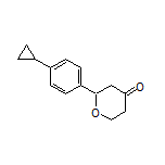 2-(4-Cyclopropylphenyl)dihydro-2H-pyran-4(3H)-one