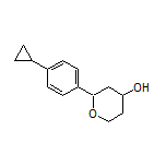 2-(4-Cyclopropylphenyl)tetrahydro-2H-pyran-4-ol