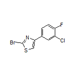 2-Bromo-4-(3-chloro-4-fluorophenyl)thiazole