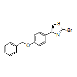 4-[4-(Benzyloxy)phenyl]-2-bromothiazole