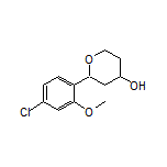 2-(4-Chloro-2-methoxyphenyl)tetrahydro-2H-pyran-4-ol