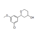 2-(3-Chloro-5-methoxyphenyl)tetrahydro-2H-pyran-4-ol