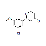 2-(3-Chloro-5-methoxyphenyl)dihydro-2H-pyran-4(3H)-one