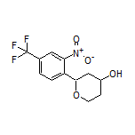 2-[2-Nitro-4-(trifluoromethyl)phenyl]tetrahydro-2H-pyran-4-ol