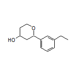 2-(3-Ethylphenyl)tetrahydro-2H-pyran-4-ol