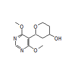 2-(4,6-Dimethoxypyrimidin-5-yl)tetrahydro-2H-pyran-4-ol