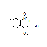 2-(4-Methyl-2-nitrophenyl)dihydro-2H-pyran-4(3H)-one