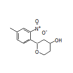 2-(4-Methyl-2-nitrophenyl)tetrahydro-2H-pyran-4-ol