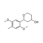 2-(2,5-Dimethoxy-4-methylphenyl)tetrahydro-2H-pyran-4-ol