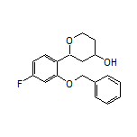 2-[2-(Benzyloxy)-4-fluorophenyl]tetrahydro-2H-pyran-4-ol