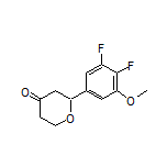 2-(3,4-Difluoro-5-methoxyphenyl)dihydro-2H-pyran-4(3H)-one