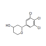 2-(3,4,5-Trichlorophenyl)tetrahydro-2H-pyran-4-ol