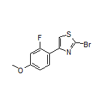 2-Bromo-4-(2-fluoro-4-methoxyphenyl)thiazole