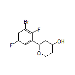 2-(3-Bromo-2,5-difluorophenyl)tetrahydro-2H-pyran-4-ol