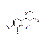 2-(3-Chloro-2,4-dimethoxyphenyl)dihydro-2H-pyran-4(3H)-one