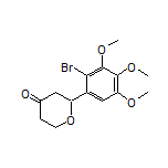 2-(2-Bromo-3,4,5-trimethoxyphenyl)dihydro-2H-pyran-4(3H)-one