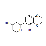 2-(2-Bromo-3,4-dimethoxyphenyl)tetrahydro-2H-pyran-4-ol