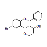 2-[2-(Benzyloxy)-5-bromophenyl]tetrahydro-2H-pyran-4-ol