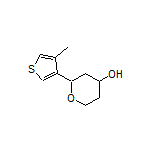 2-(4-Methylthiophen-3-yl)tetrahydro-2H-pyran-4-ol