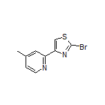 2-Bromo-4-(4-methyl-2-pyridyl)thiazole