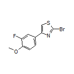 2-Bromo-4-(3-fluoro-4-methoxyphenyl)thiazole