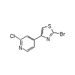 2-Bromo-4-(2-chloropyridin-4-yl)thiazole